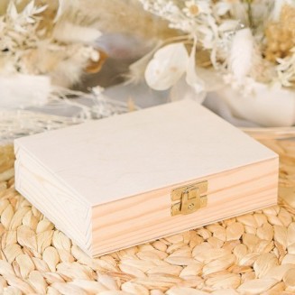 PREZENT dla Świadkowej w drewnianym pudełku zapach Kolekcja Lawenda