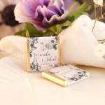 Ślubna czekoladka z personalizowaną etykietą. Idealny upominek dla gości weselnych.