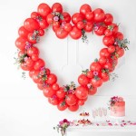 GIRLANDA balonowa Serce Wyjątkowa dekoracja na ślub i wesele wybierz kolor