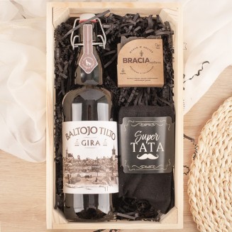 MIÓD personalizowany upominek dla gości Romantyczny Ślub (+etykieta)