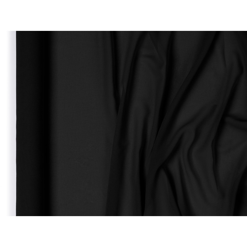 Bieżnik szyfonowy czarny.