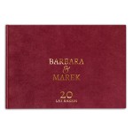 Ekskluzywny album welurowy na zdjęcia wklejane, idealny na pamiątkę rocznicy