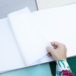 Welurowy ALBUM Ślubny z Personalizacją Złote Obrączki