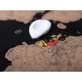 MAPA Świata Zdrapka Prezent na Wspólne Podróże