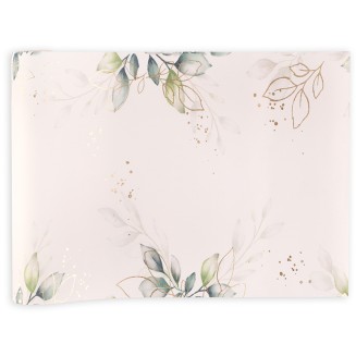 BIEŻNIK Obrus Elegancka Dekoracja Na Stół Ze Złoceniami 28cm x 2,75m