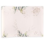 BIEŻNIK Obrus Elegancka Dekoracja Na Stół Ze Złoceniami 28cm x 2,75m