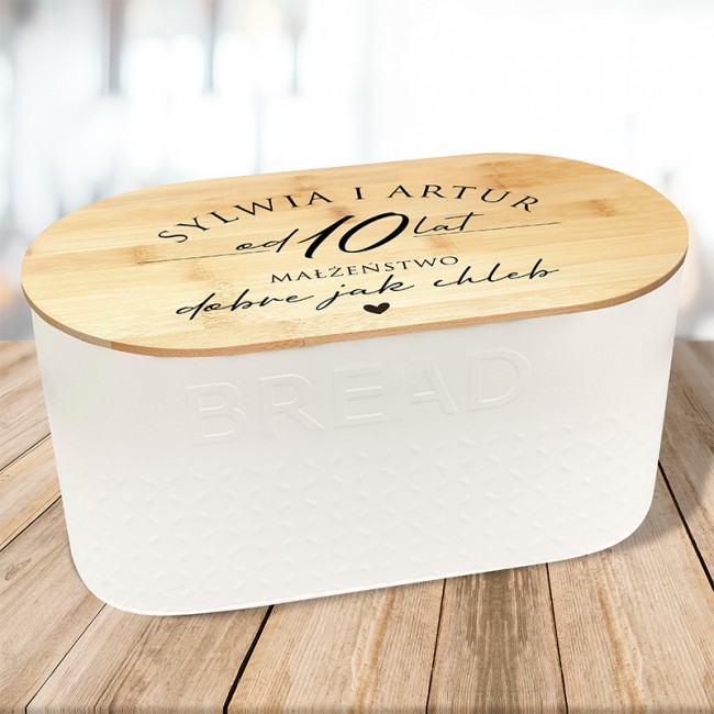 CHLEBAK na pieczywo oryginalny prezent na Rocznicę Ślubu