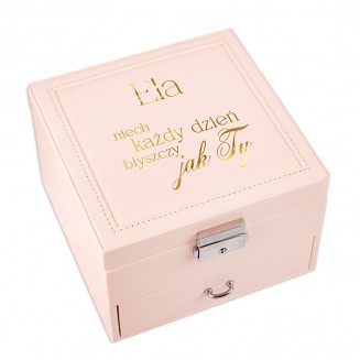 SZKATUŁKA na Biżuterię Elegancki Prezent dla Kobiety