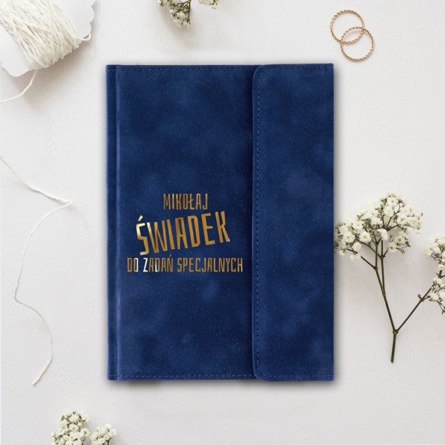 Notatnik personalizowany prezent dla świadka