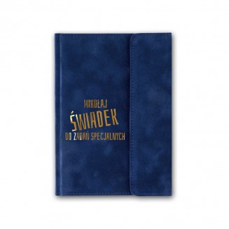 Zabawne podziękowanie dla świadka notatnik z cytatem