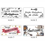 CIASTECZKA dla gości TWOJA WRÓŻBA ANDRZEJKOWA 10szt