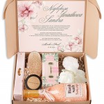 ZESTAW Domowe Spa Box z Podziękowaniem Dla Świadkowej