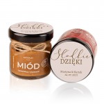 Smakowy MIÓD w Małym Słoiczku Podziękowanie dla Gości 10szt
