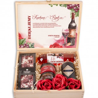 Personalizowana SKRZYNKA Podziękowanie Dla Rodziców na Wesele