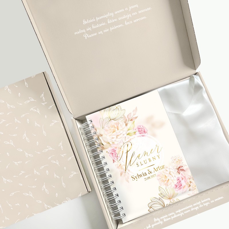 Elegancki zestaw prezentowy dla Panny Młodej