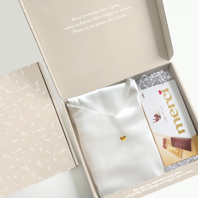 Oryginalny zestaw prezentowy dla świadkowej