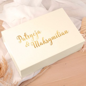 Prezent dla młodej pary box z kosmetykami