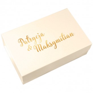 Box dla pary młodej prezent ślubny