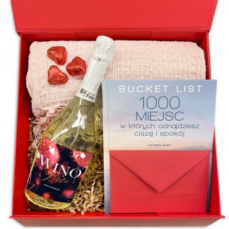 Upominek z książką dla żony lub mamy