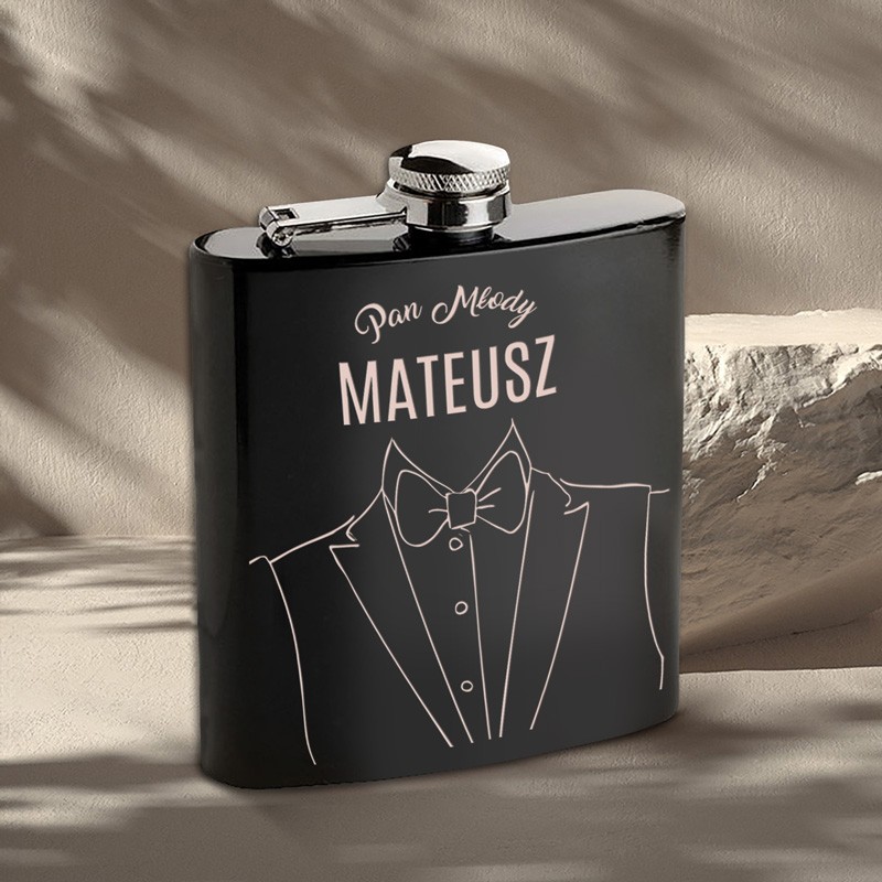 PIERSIÓWKA Personalizowana z Grawerem Prezent dla Pana Młodego