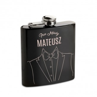 PIERSIÓWKA Personalizowana z Grawerem Prezent dla Pana Młodego