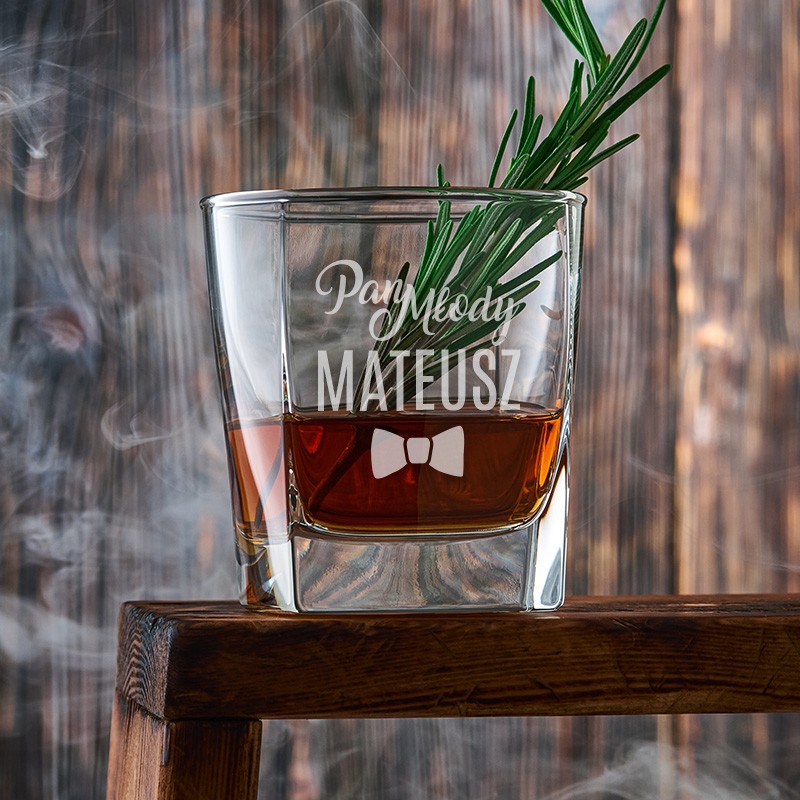 SZKLANKA do Whisky dla Pana Młodego