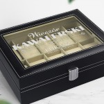 Praktyczne pudełko na zegarki męskie