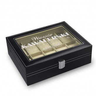 Klasyczne pudełko na zegarki dla chłopaka