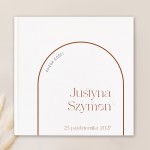 Księga gości minimalistyczna na ślub