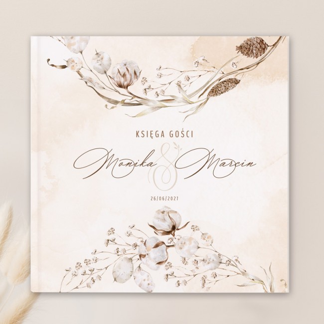 Księga gości weselnych na wpisy, życzenia.