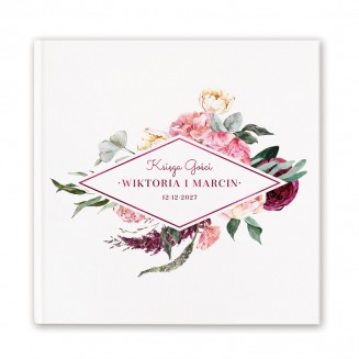 Album na wpisy z imionami pary młodej