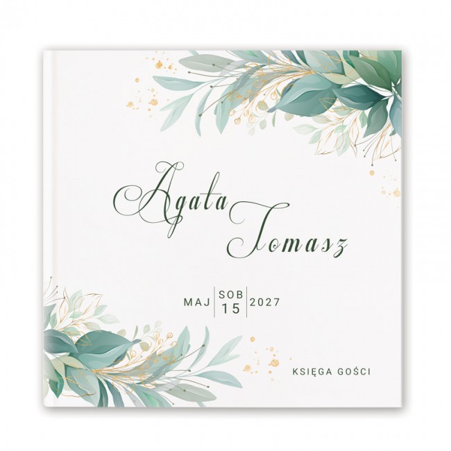 Personalizowana księga dla gości na weselę