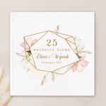 Księga personalizowana na rocznicę ślubu na wpisy gości