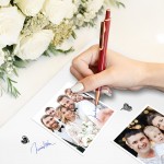 Wpisy gości weselnych w personalizowanej księdze