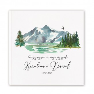 Księga gości weselnych na ślub w górach