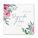 Kwadratowy album weselny z imionami
