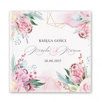 Kwadratowa księga gości weselnych