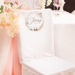 Pokrowce ślubne boho na krzesła