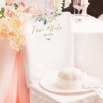 Ozdoba ślubna w postaci pokrowców 2 sztuki