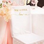 Pokrowce ślubne z napisem Only Love