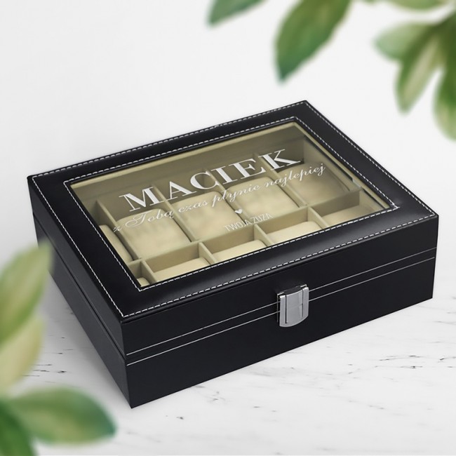 Organizer na zegarki dla ukochanego