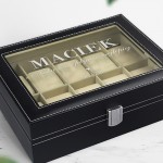 Elegancka szkatułka na zegarki