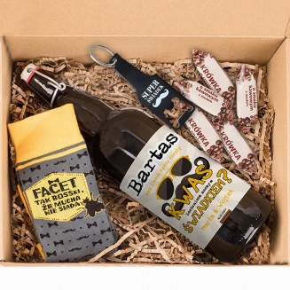 ZESTAW upominków kwas chlebowy z pytaniem do świadka