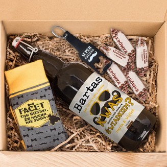 ZESTAW upominków kwas chlebowy z pytaniem do świadka