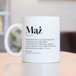 KUBEK z Definicją Mąż Żona Zabawny Prezent Małżeński