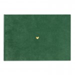 Minimalistyczny ALBUM Welurowy z Serduszkiem na Walentynki