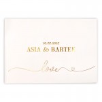 KSIĘGA GOŚCI Ankiety Weselne Only Love Z IMIONAMI aż 100 stron!