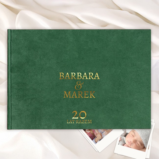 ALBUM Welurowy Na Zdjęcia Wklejane Z Personalizacją