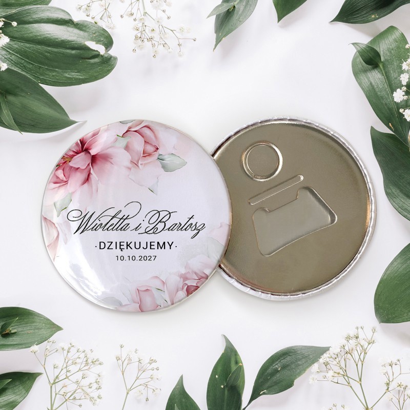 Otwieracz do butelek personalizowany na weselę