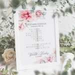 PREZENT dla rodziców krzyżówka z hasłem Kochamy Was Bukiet Ślubny